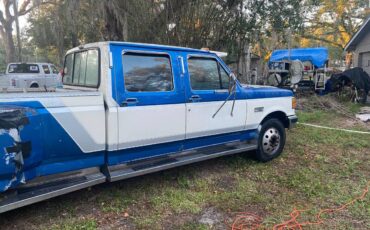 Ford-f350-diesel-1991-blue-2