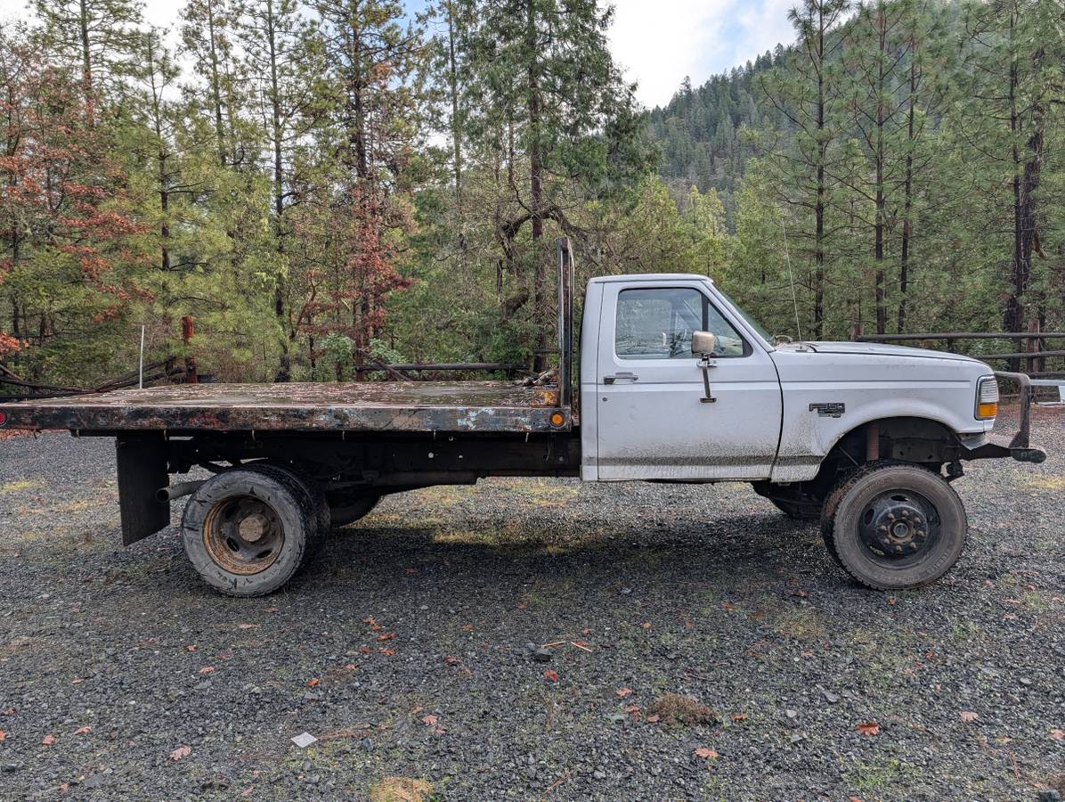 Ford-f350-diesel-1995-white-4