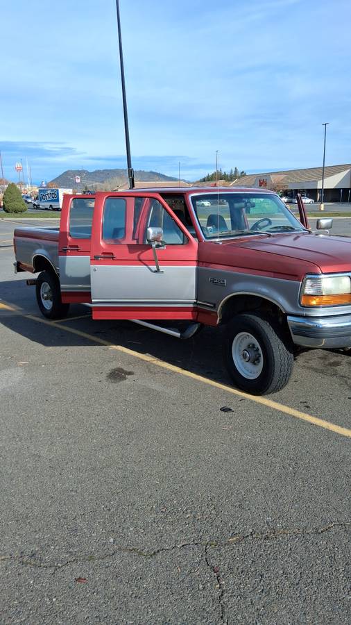 Ford-f350-super-duty-crew-cab-diesel-1996-red-3