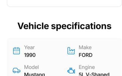 Ford mustang lx 1990