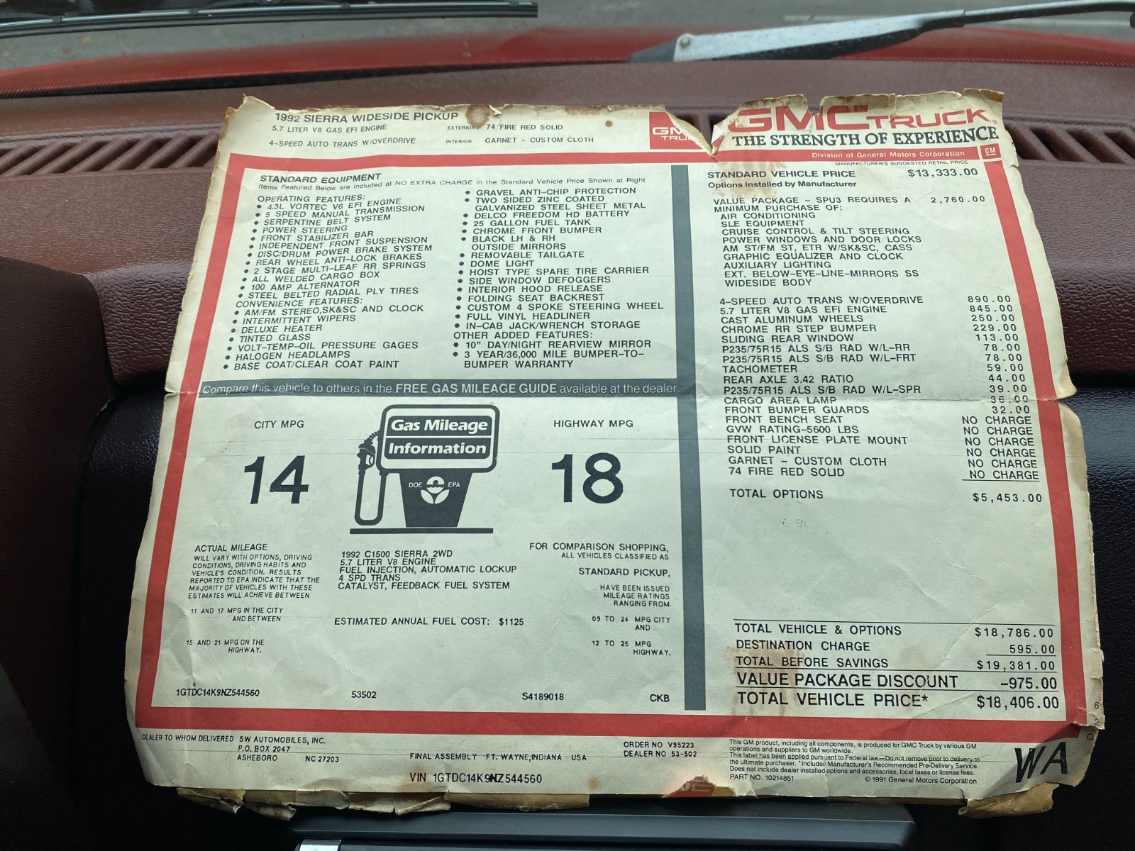 GMC-Sierra-1500-1992-Crew-Cab-Pickup-1