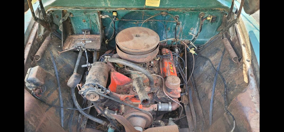 Gmc-100-fleetside-truck-1958-green-7