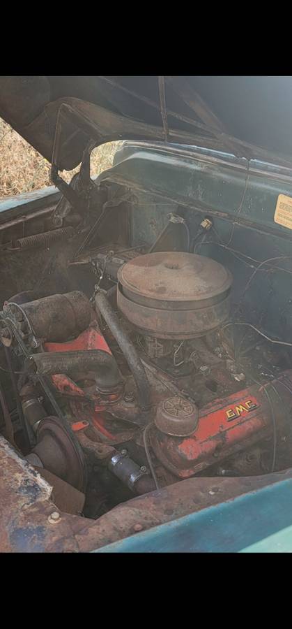 Gmc-100-fleetside-truck-1958-green-8