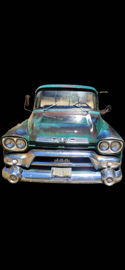 Gmc-100-fleetside-truck-1958-green