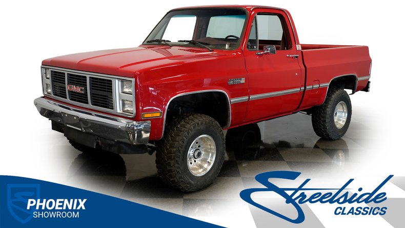 Gmc-Sierra-1985-Red-Burgundy-14