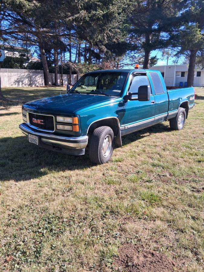 Gmc-sierra-1500-1996-green