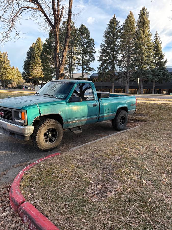 Gmc-sierra-2500-1993-green-1