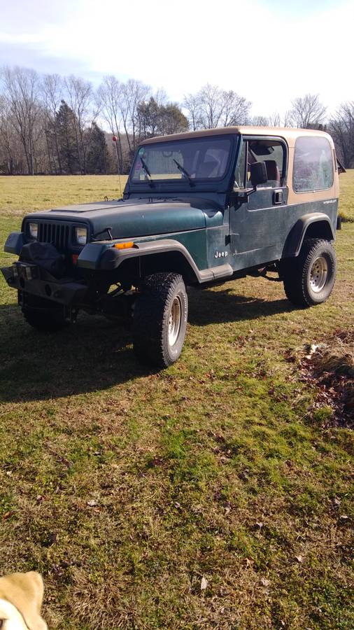 Jeep-wrangler-1995-green