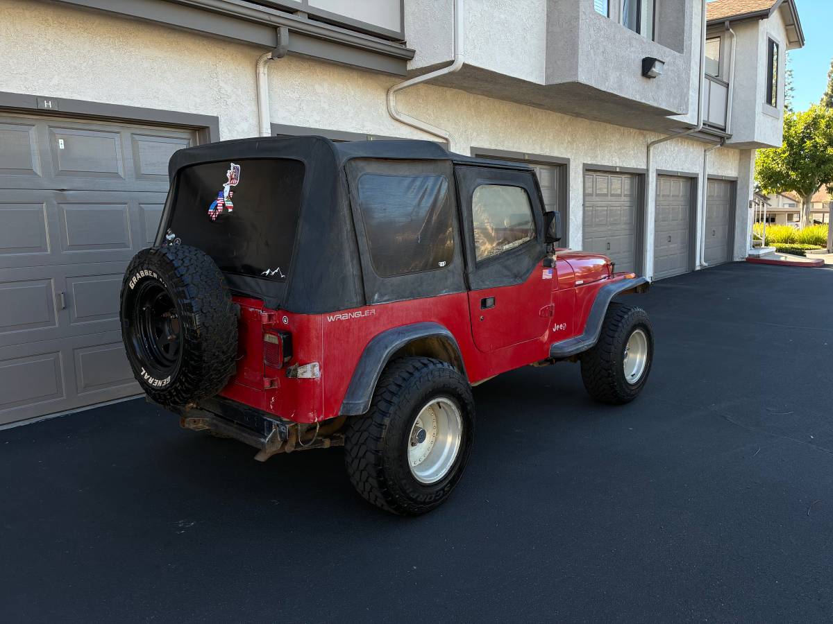 Jeep-wrangler-1995-red