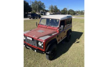 Land-rover-Defender-1989-Burgundy-BlackGray