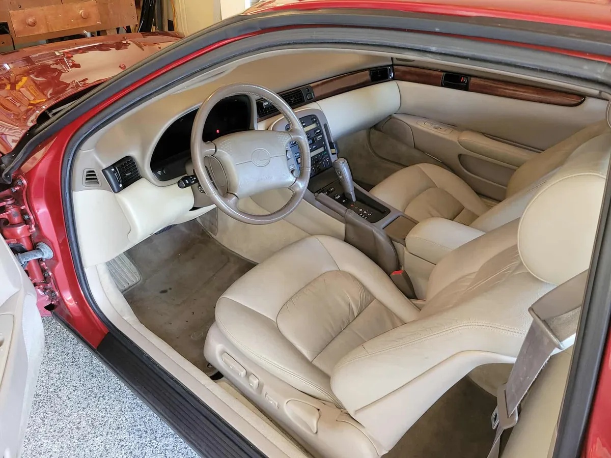 Lexus-Sc-1992-Red-Tan-1