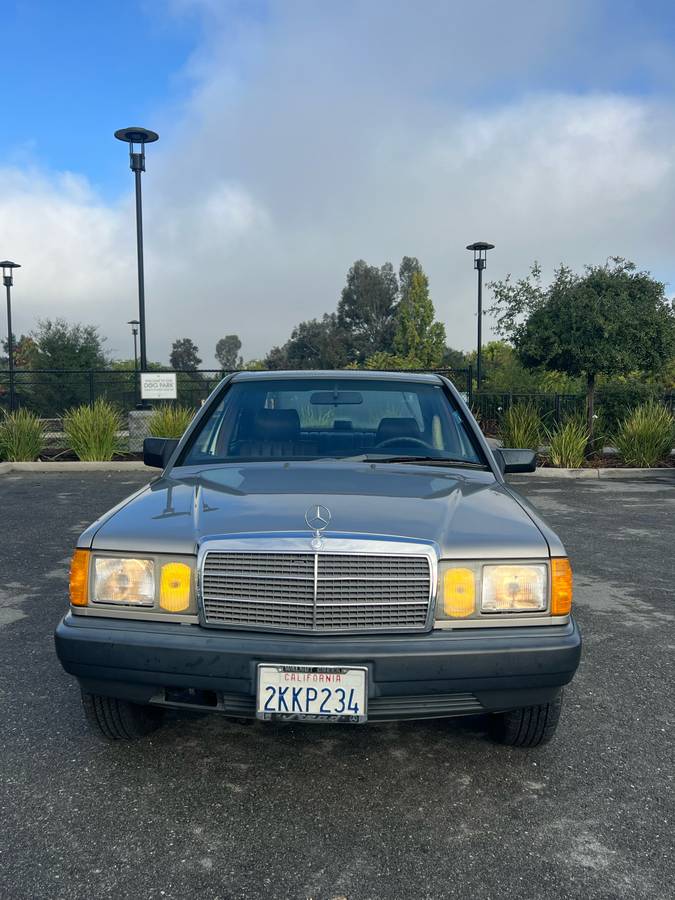 Mercedes-benz-190-series-1988-yellow