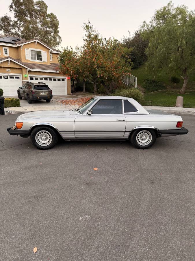 Mercedes-benz-380sl-1985-silver