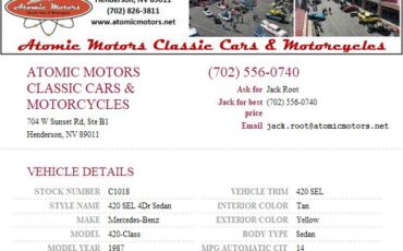 Mercedes-benz-420-class-1987-yellow-32