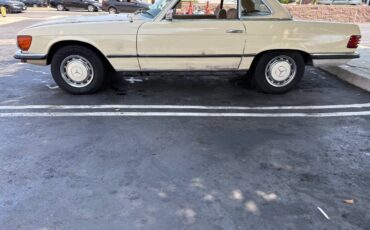 Mercedes-benz-450sl-1973-yellow