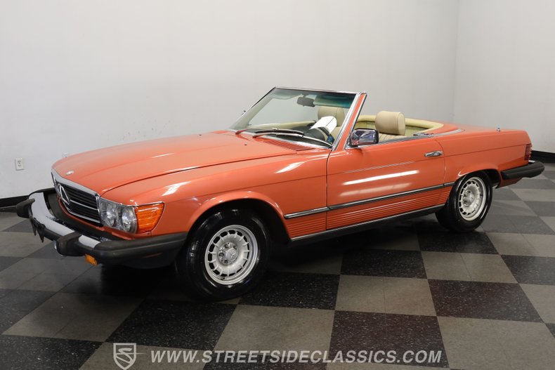 Mercedes-benz-450sl-1980-Inca-Red-Metallic-Beige-11