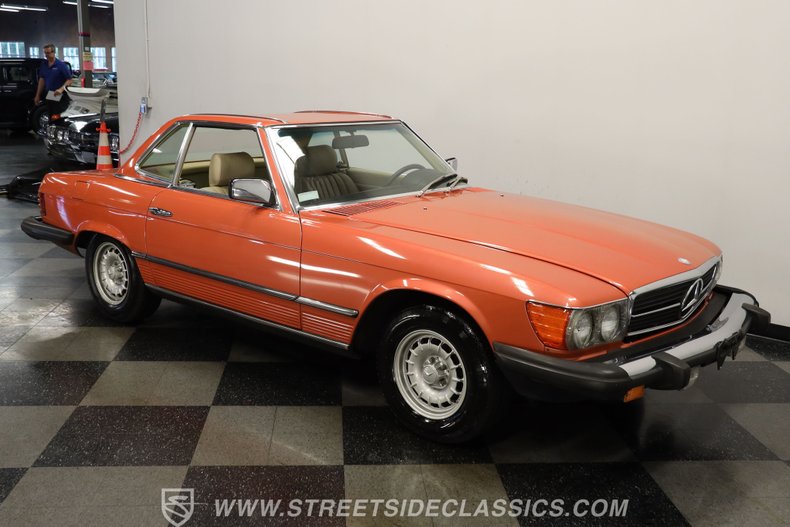 Mercedes-benz-450sl-1980-Inca-Red-Metallic-Beige-20