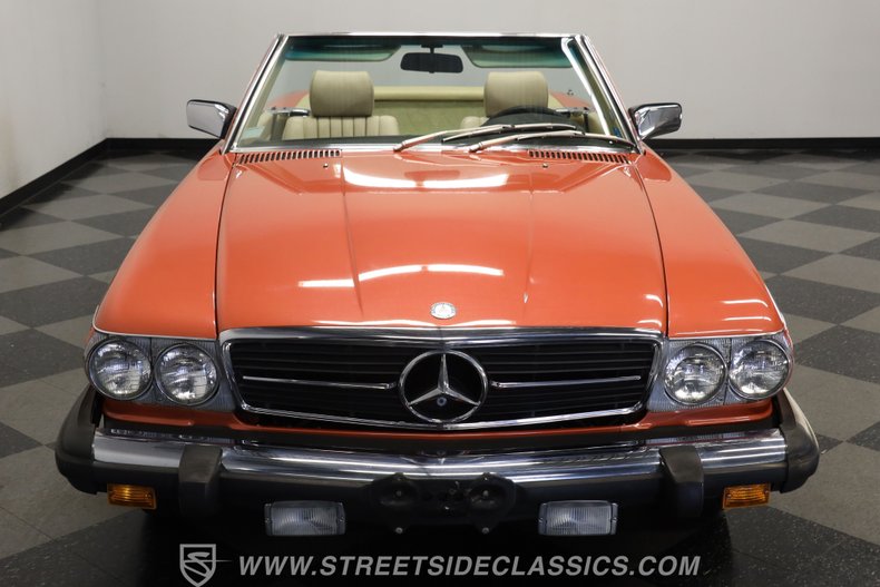 Mercedes-benz-450sl-1980-Inca-Red-Metallic-Beige-21