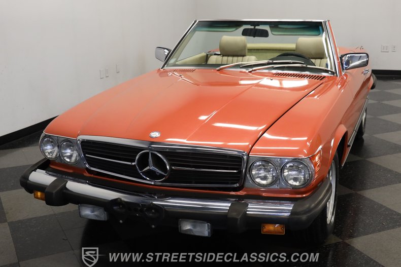 Mercedes-benz-450sl-1980-Inca-Red-Metallic-Beige-22