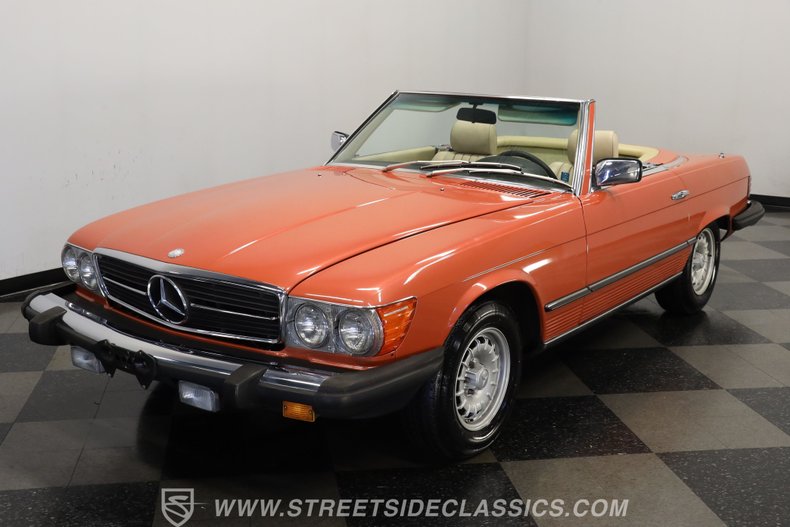Mercedes-benz-450sl-1980-Inca-Red-Metallic-Beige-23