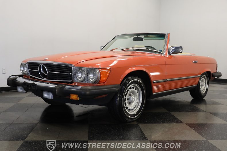 Mercedes-benz-450sl-1980-Inca-Red-Metallic-Beige-26