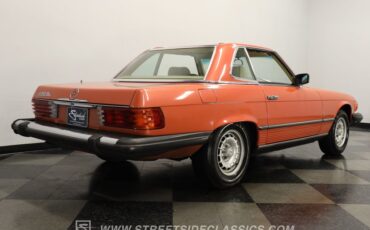Mercedes-benz-450sl-1980-Inca-Red-Metallic-Beige-3