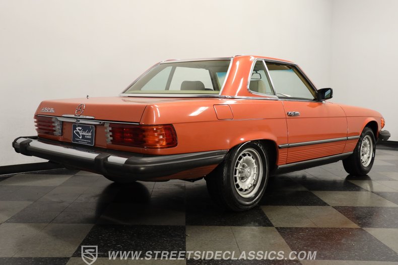 Mercedes-benz-450sl-1980-Inca-Red-Metallic-Beige-3