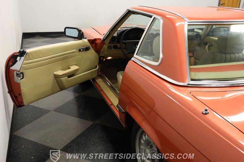 Mercedes-benz-450sl-1980-Inca-Red-Metallic-Beige-36