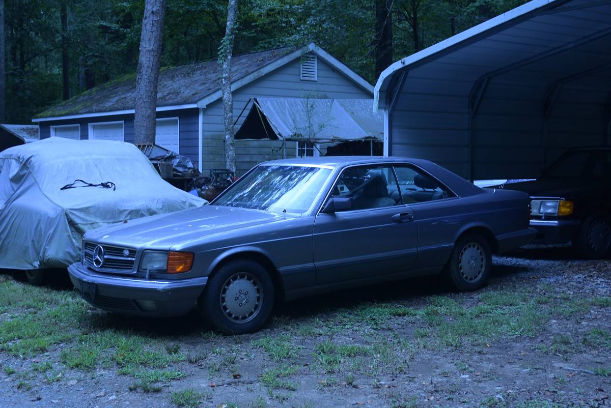 Mercedes-benz-s-class-sec560-1990-grey-2