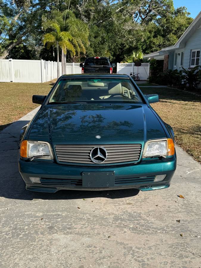 Mercedes-benz-sl-320-1994-green-1