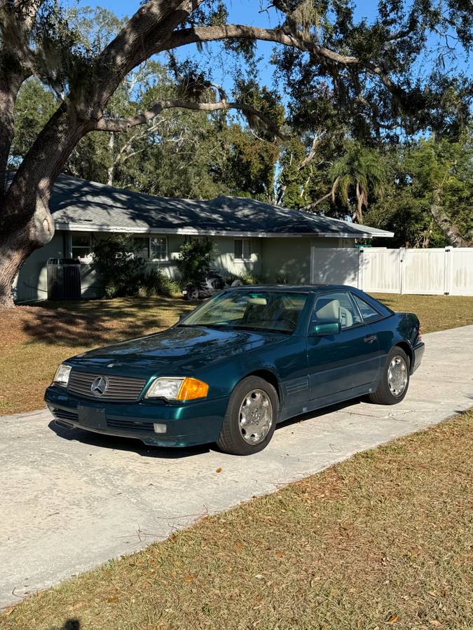 Mercedes-benz-sl-320-1994-green