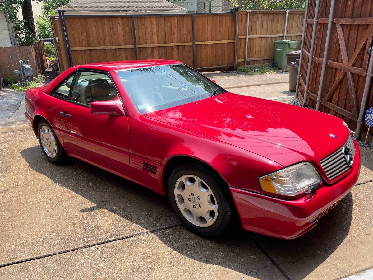 Mercedes-benz-sl500-1995-red