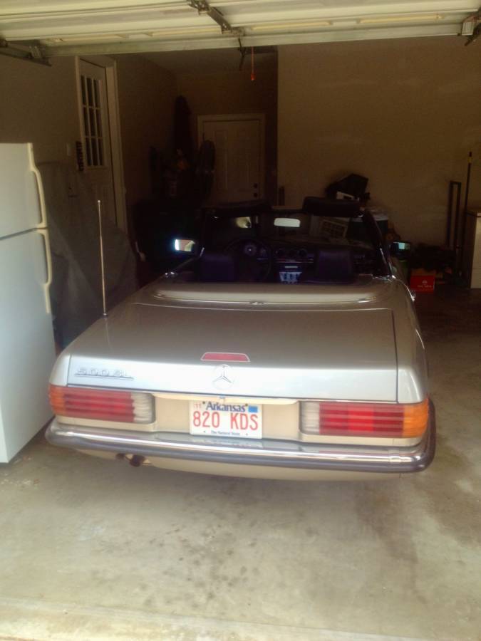 Mercedes-convertible-500sl-1986-silver-2