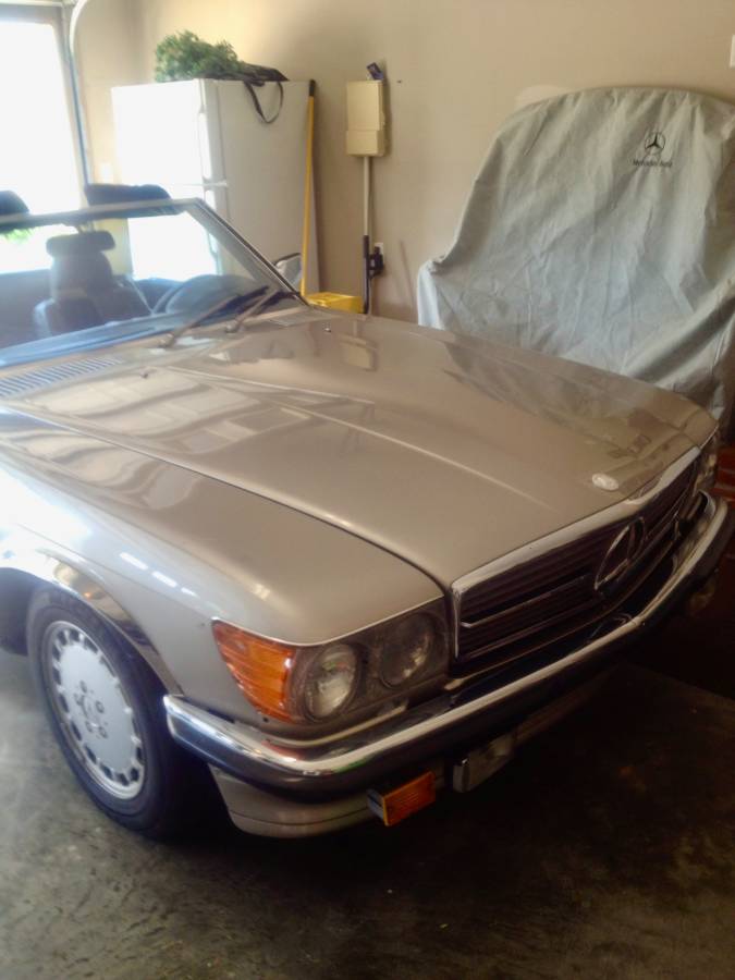 Mercedes-convertible-500sl-1986-silver-3
