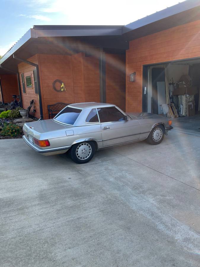 Mercedes-convertible-500sl-1986-silver-9