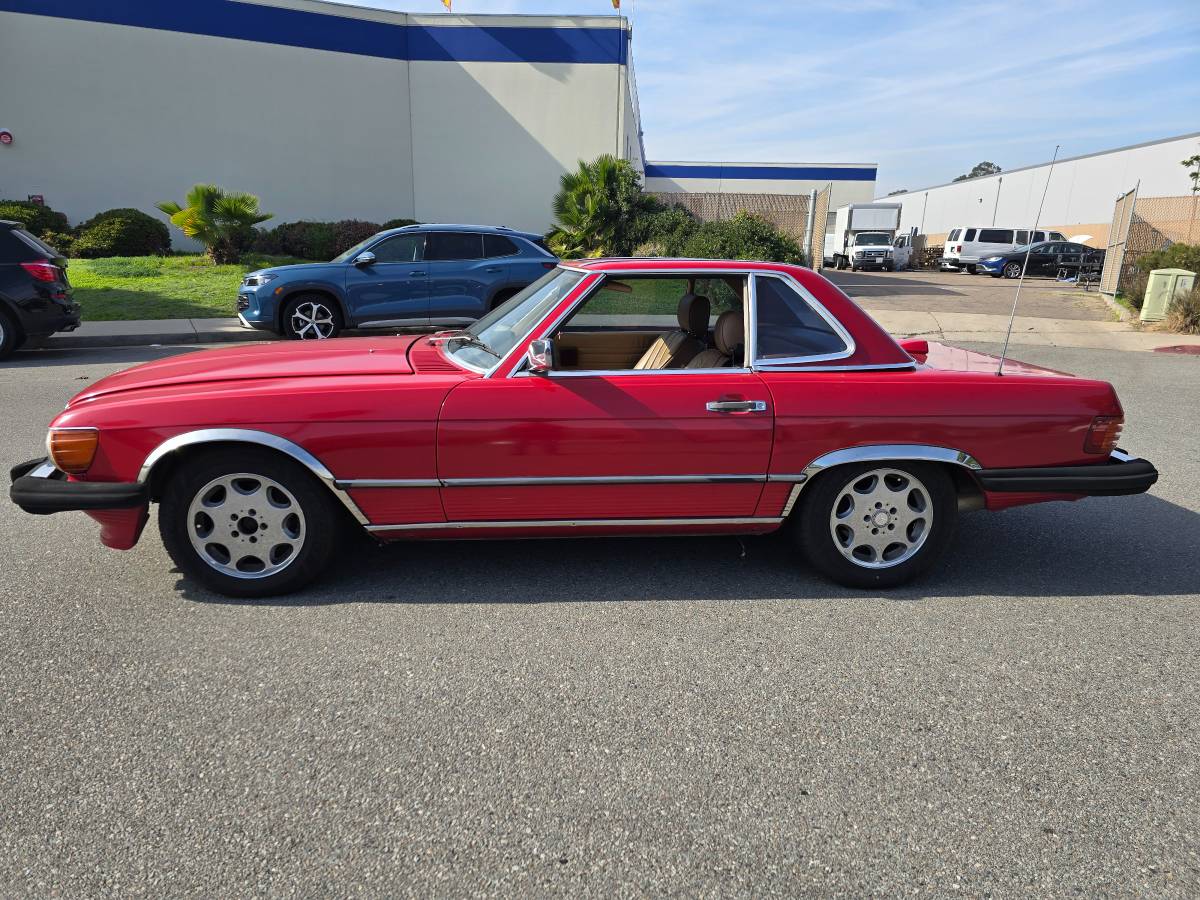 Mercedez-benz-560sl-amg-1987-red-1