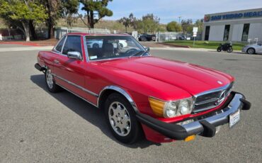 Mercedez-benz-560sl-amg-1987-red