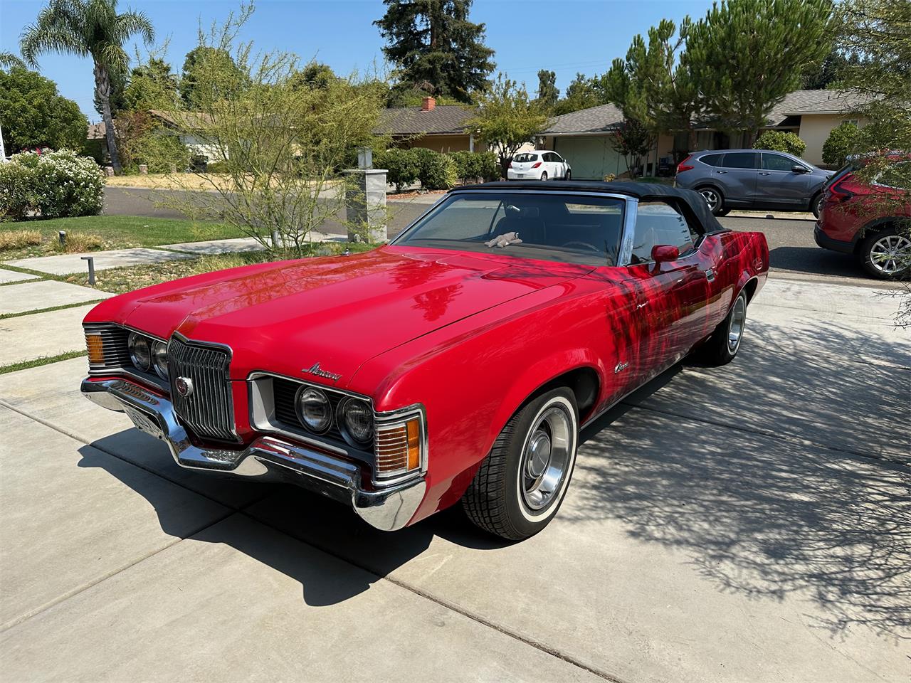 Mercury-Cougar-xr7-1971-Red-Beige-2