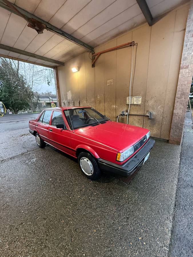 Nissan-sentra-1987-red-1