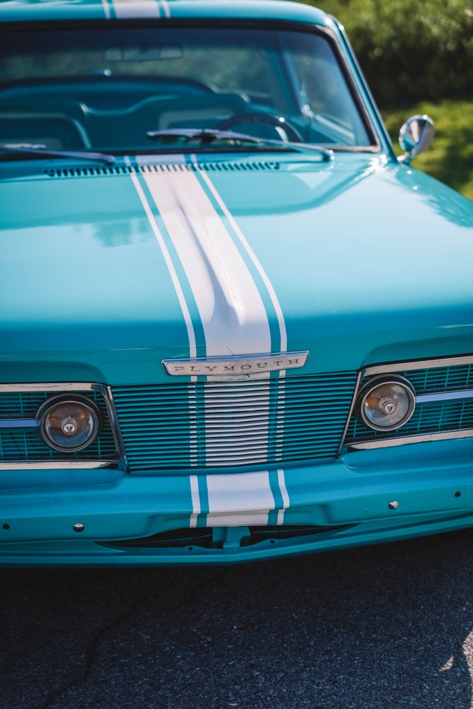 Plymouth-Barracuda-1965-Turquoise-TurquoiseWhite-8