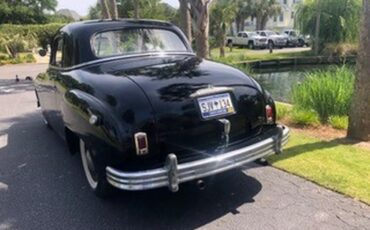 Plymouth-Deluxe-1949-Black-Brown