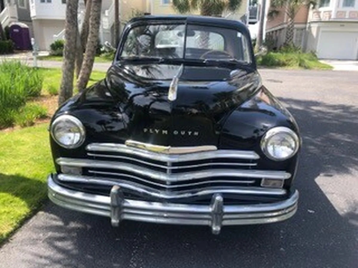 Plymouth-Deluxe-1949-Black-Brown-4
