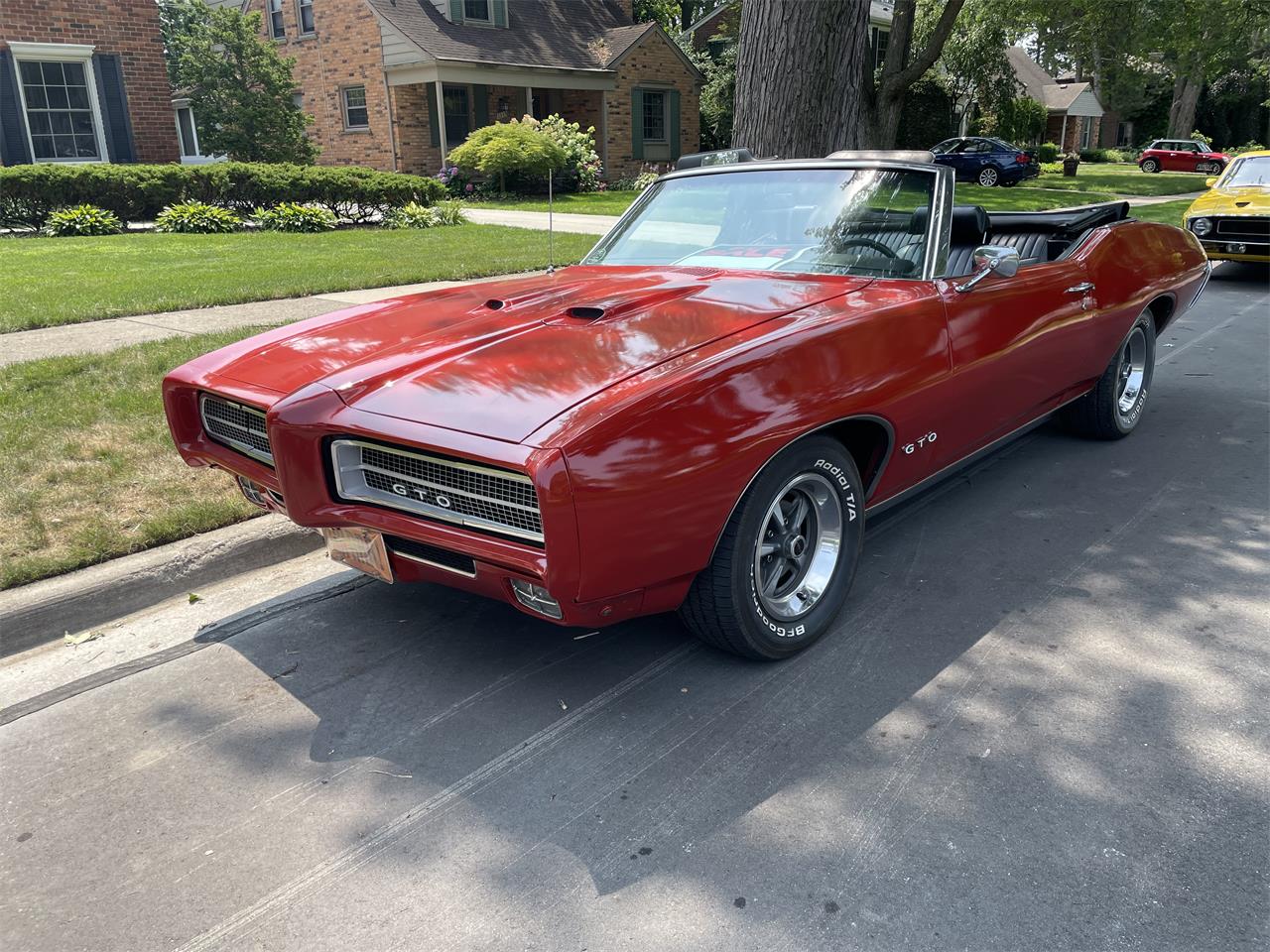 Pontiac-Gto-1969-Red-Black
