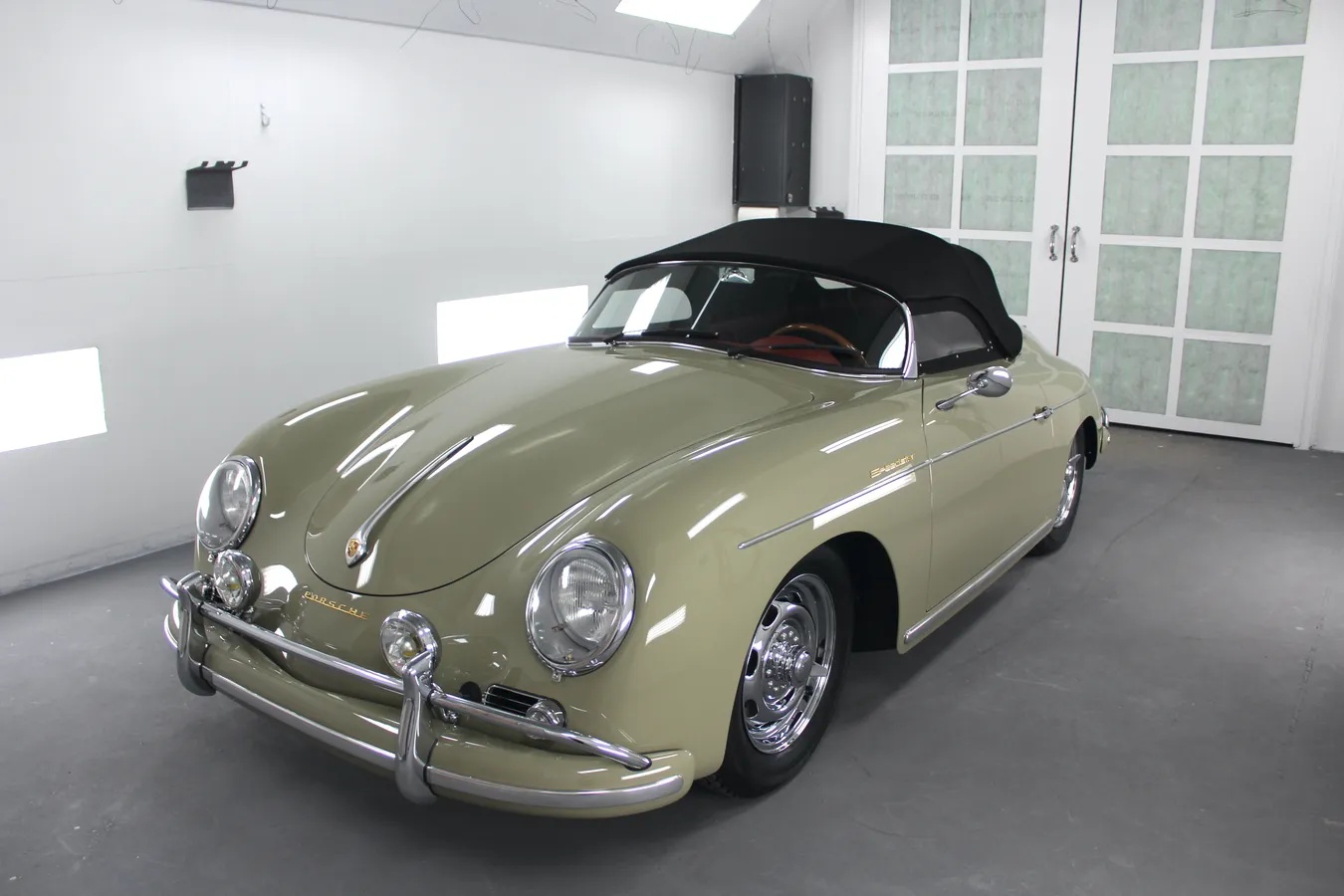 Porsche-356a-1957-Stone-Gray-Ox-Blood-Red-1