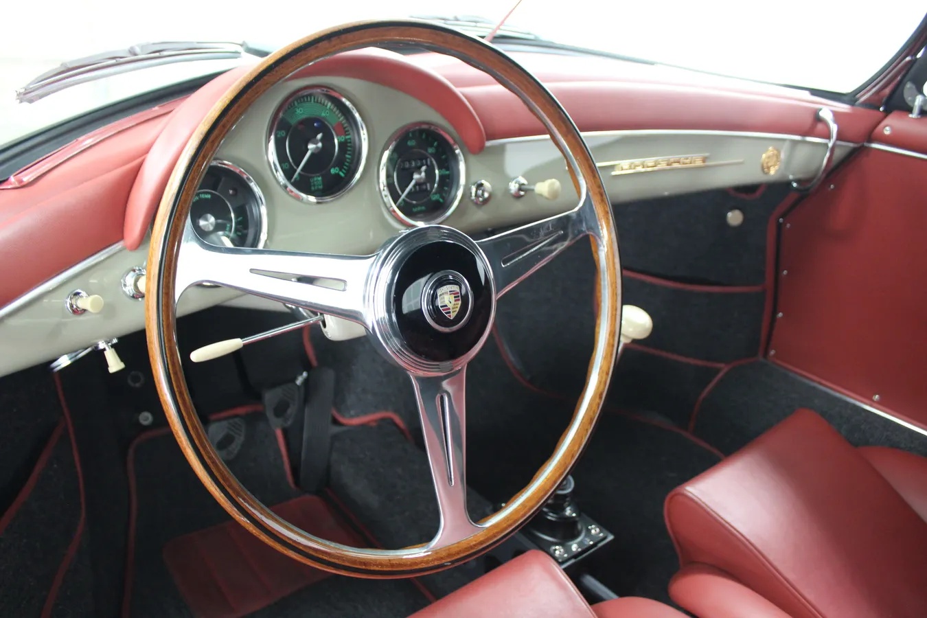 Porsche-356a-1957-Stone-Gray-Ox-Blood-Red-5