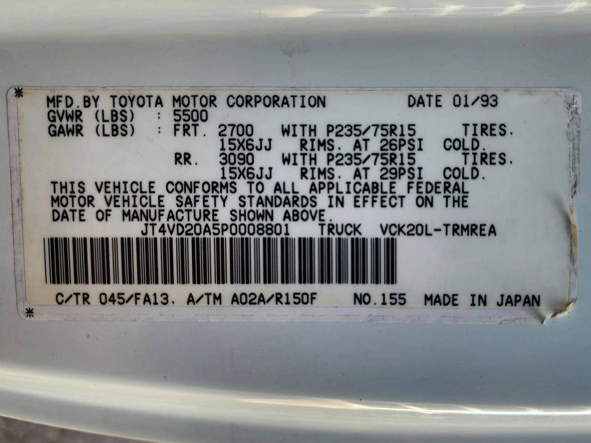 Toyota-t100-1993-white-10