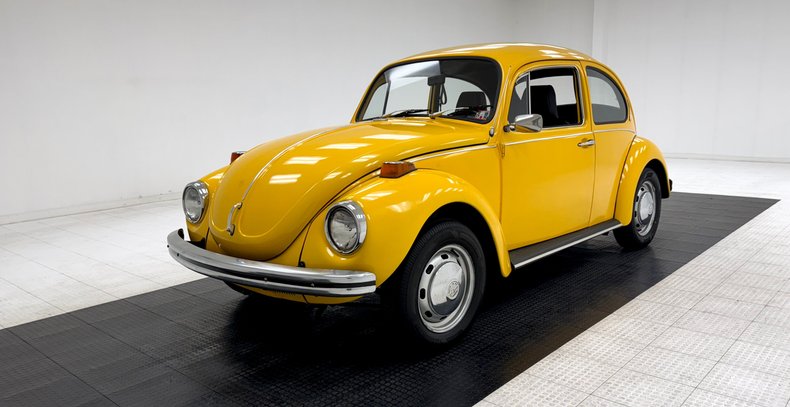 Volkswagen-Super-beetle-1971-Lemon-Yellow-Black