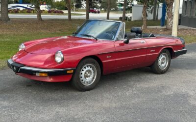 Alfa Romeo Spider 1986 Convertible