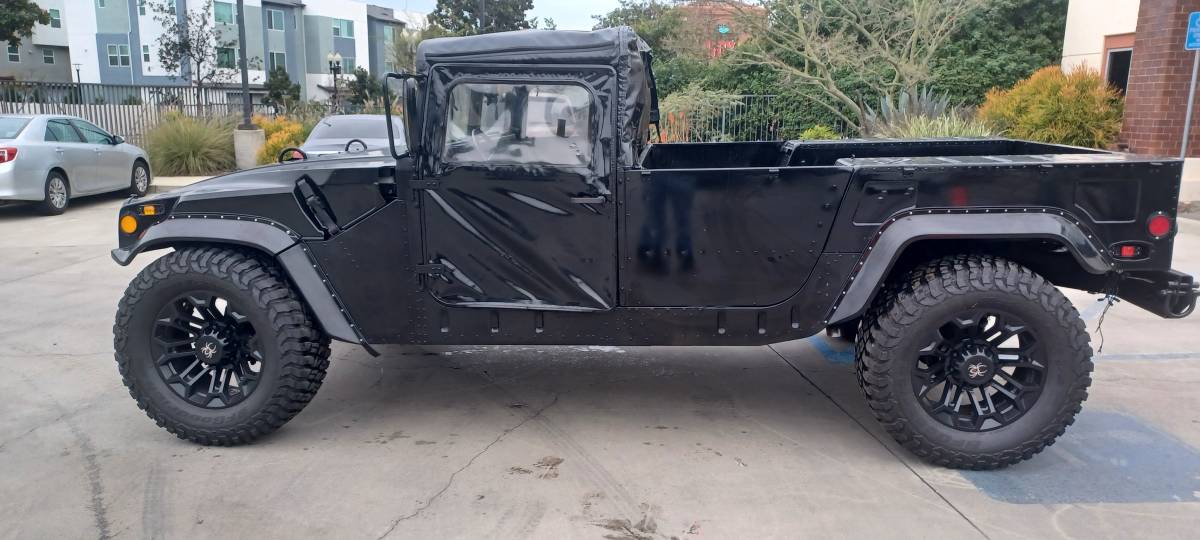 Am-general-military-humvee-hmmwv-pickup-diesel-1987-black-11