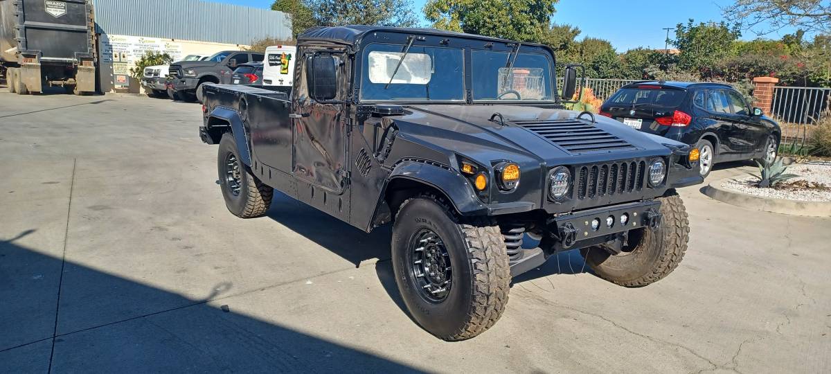 Am-general-military-humvee-hmmwv-pickup-diesel-1987-black-13
